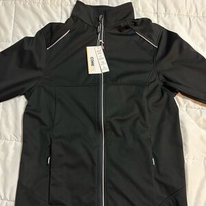 GORE-TEX Black and Gray Jacket. Fed-Ex Ground logo in the back